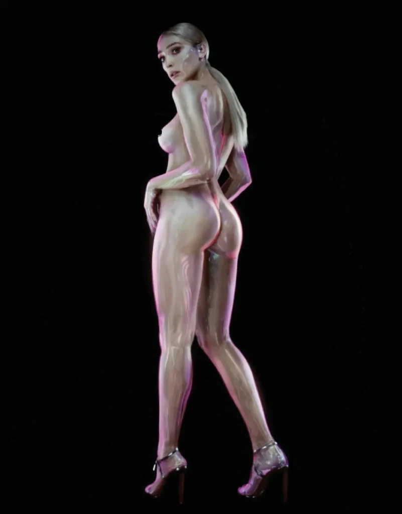 Голая Настя Ивлеева жопа и секси ножки "Плейбой" (2021)